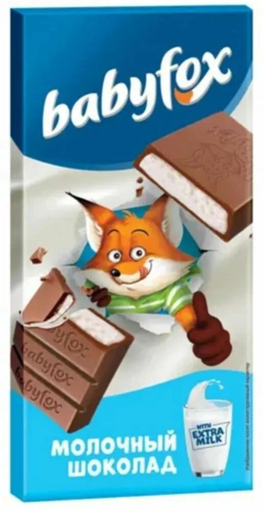 Шоколад BebyFox 90гр