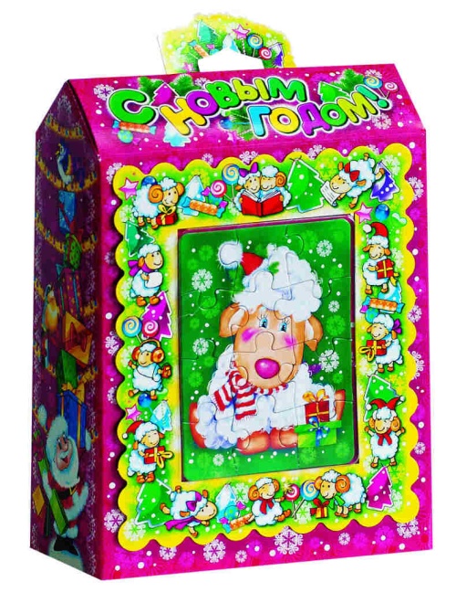 Подарок с пазлом